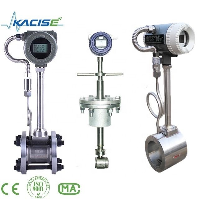 Émetteur numérique de débit cible de vortex avec alimentation électrique 24VDC et batterie 3*1.2V ou adaptateur AC90 ~ 260V