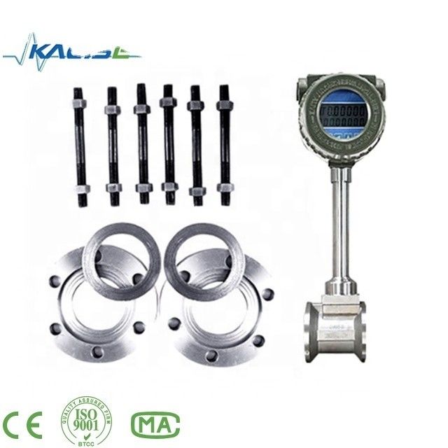 Débitmètre Vortex de haute précision pour l'air et la vapeur avec plage DN15-DN1800 mm et certification ISO