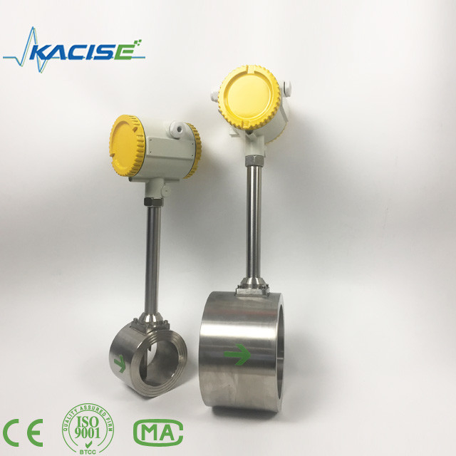 HART Modbus Vortex débitmètre pour gaz à vapeur débitmètre liquide avec vapeur moyenne ou gaz ou liquide