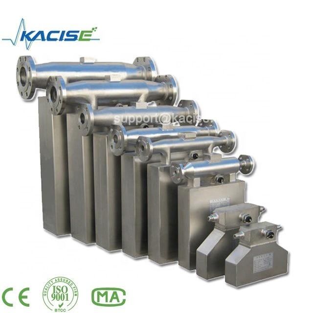 Mètre de débit de masse Coriolis de la série KMF avec une précision de 0,2 masse, une pression de travail de 0 à 4,0 MPa et une conception box-in-box