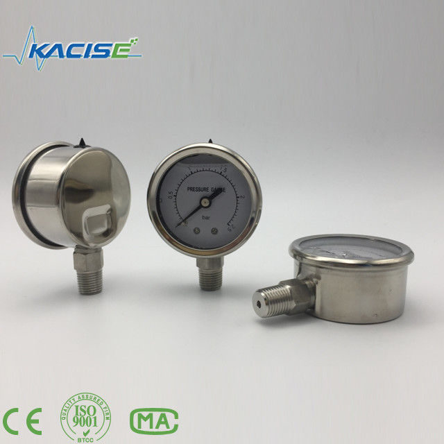 Aléomètre de 60 mm rempli d'huile d'aluminium pour l'azote de GPL pour les supports à haute viscosité et corrosifs
