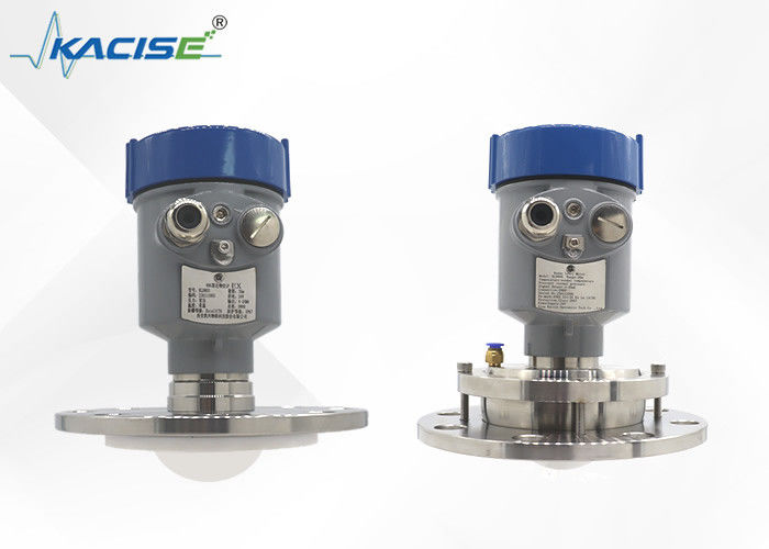 Émetteur de niveau radar FMCW de 80 GHz de la série KLD800 avec antenne en PTFE résistant à la corrosion et angle de lancement de 3° pour la mesure des liquides et des solides