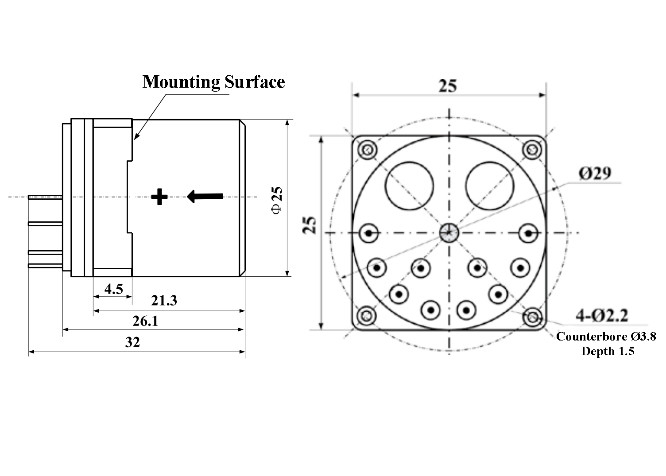 Accéléromètres à quartz pour la détection des vibrations avec Bias ≤ 5 mg et Bias Une répétabilité composite d'un mois ≤ 30 μg