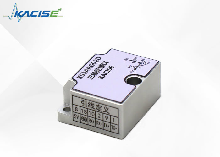 Sensor gyroscopique MEMS DC5V de précision avec débit de données 2000Hz 6,06g Résistance aux vibrations et température de stockage -55 ~ 85 °C