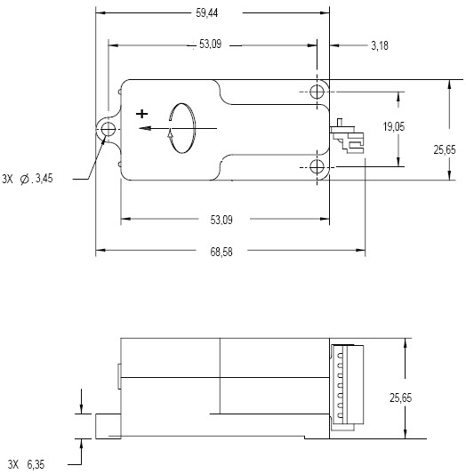 Gyroscope à réponse de vitesse en quartz MEMS avec tolérance au choc de 200 g Entrée en courant continu/sortie en courant continu de haut niveau