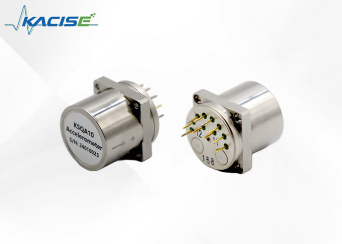 Résolution < 5 μg Capteur d'accéléromètre pour les pics de vibration Sine 15g@20Hz ~ 2000Hz