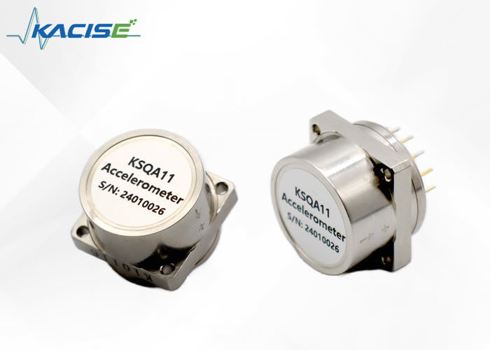 Capteur d'accéléromètre à quartz flexible avec sinus de pic de vibration de 25g@20Hz~2000Hz, haute précision ≤40μg/g2 et large plage de température de -45°C à +100°C