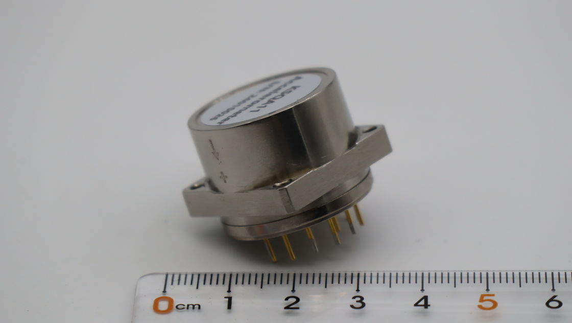 Capteur d'accéléromètre à quartz flexible avec sinus de pic de vibration de 25g@20Hz~2000Hz, haute précision ≤40μg/g2 et large plage de température de -45°C à +100°C