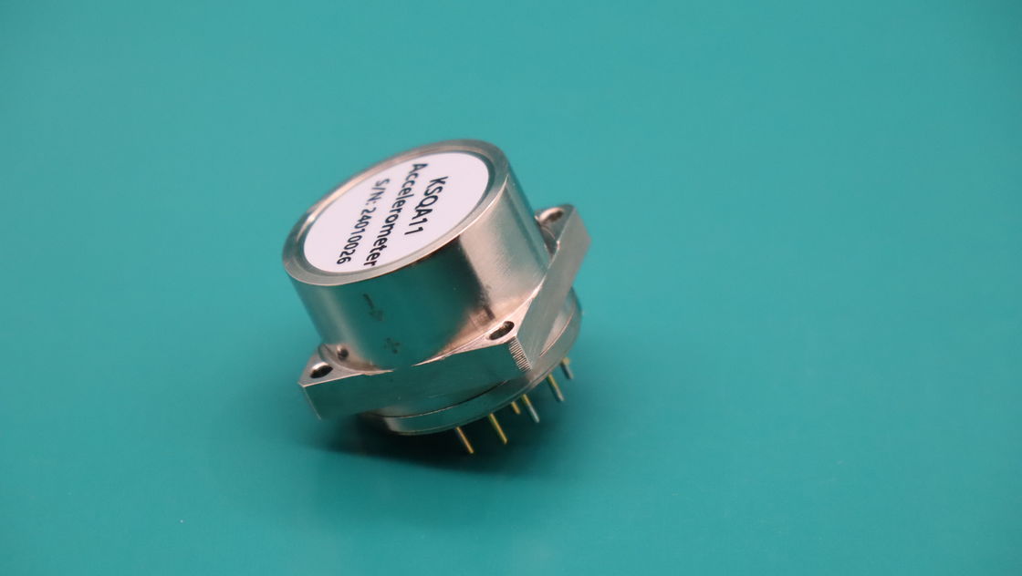 Capteur d'accéléromètre à quartz flexible avec sinus de pic de vibration de 25g@20Hz~2000Hz, haute précision ≤40μg/g2 et large plage de température de -45°C à +100°C