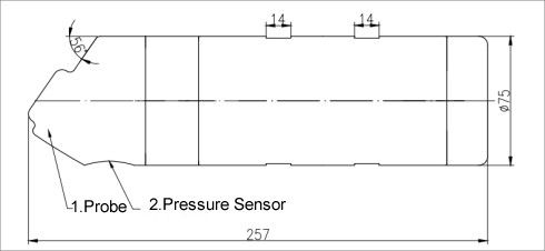Débitmètre Doppler à ultrasons avec précision du débit de ± 1 %, protection IP68 et alimentation 10,8 V CC ~ 26,4 V CC pour la surveillance des inondations.