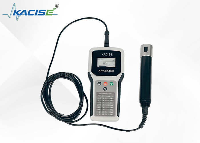 KWS-670A analyseur d'oxygène dissous portable avec mesure à un bouton ± 0,3 mg/L, répétabilité et plage de 0 à 20 mg/L