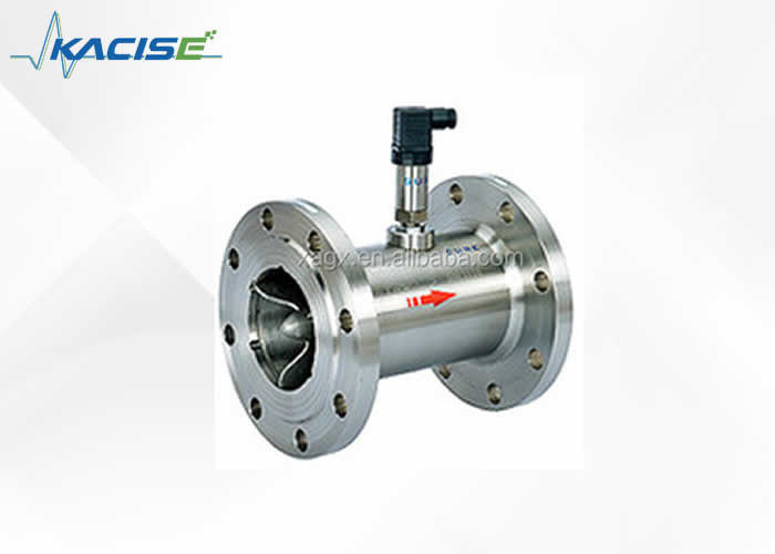 Mètre de débit de turbine de haute précision ± 0,2% avec communication en acier inoxydable 316 et RS485