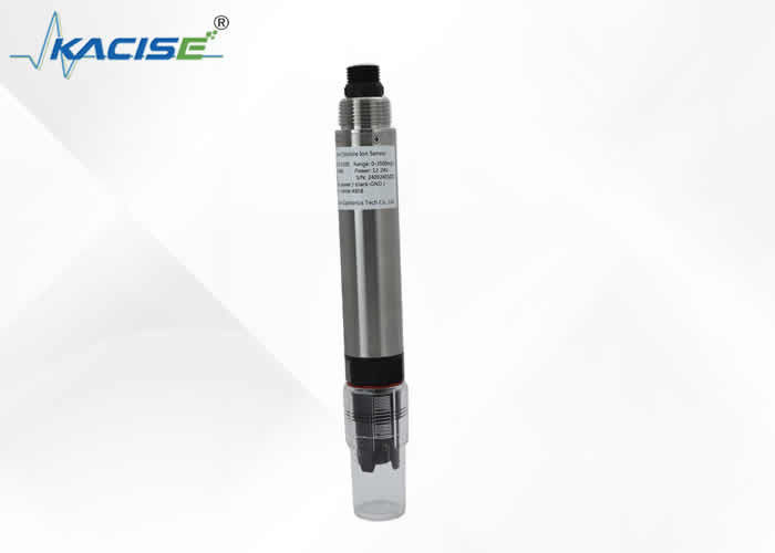 Capteur d'ions de chlorure en ligne KWS-3100 doté d'une classification IP68 du protocole Modbus/RTU et d'un boîtier POM pour la gestion de la qualité de l'eau des piscines