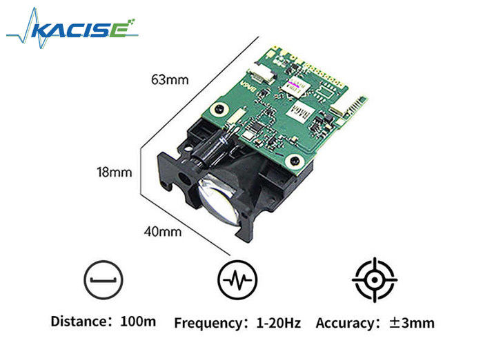 Module de réglage laser de haute précision avec une précision de ±3 mm, une portée de 100 m et une fréquence de mise à jour de 20 Hz pour l'automatisation industrielle