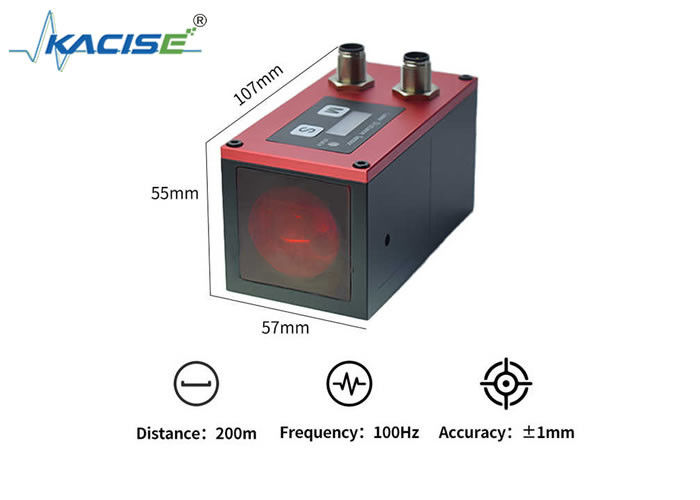 KLS109 Capteur de portée laser industriel de haute précision avec précision ±1 mm, protection IP67 et fréquence de mesure 100 Hz