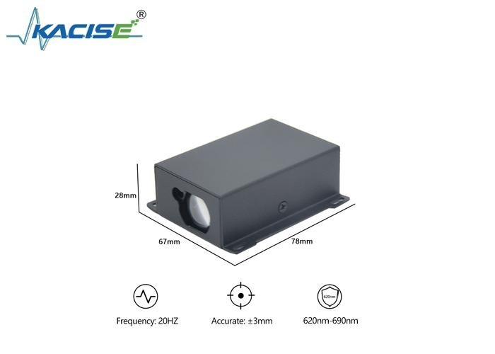 Capteur laser Lidar à longue portée de 100 m pour la détection d'objets avec une tension de travail de 5 à 32 V et un temps de mesure de 0,04 à 4 s