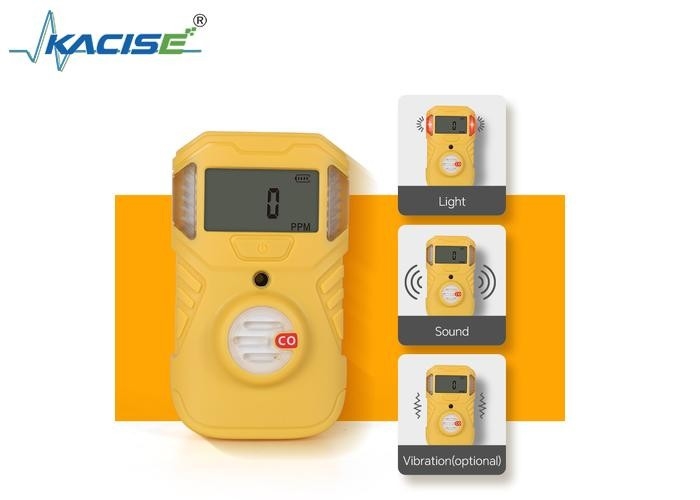Détecteur de gaz unique KSBH-BX101 avec écran LCD segmenté IP67 Protection 50 événements d'alarme 90dB 10cm son d'alarme