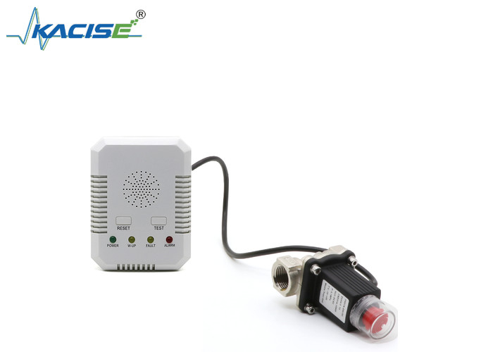 Alarme de gaz KLBH-H3 avec soupape éteinte détecter le gaz combustible CO Alarme de réglage de point 10%LEL / 100PPM Sensor à semi-conducteurs Type