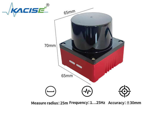 KL2A-25 LiDAR avec technologie DTOF pour la navigation robotique et l'évitement des obstacles avec une précision absolue de ±30 mm