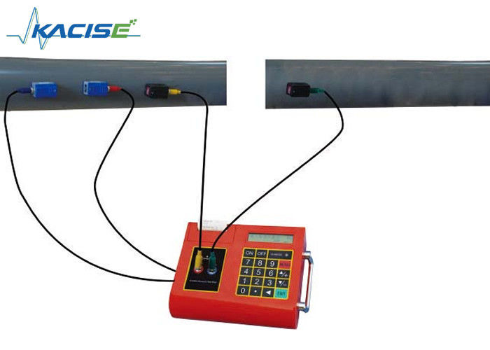 Mètre de débit ultrasonique de sortie 4-20mA avec mesure du débit thermique pour tuyaux DN15-6000mm