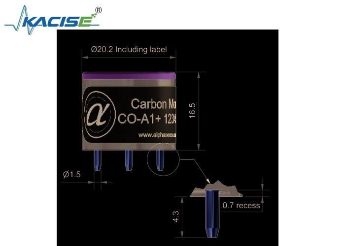 Capteur de monoxyde de carbone CO-A1/CO-A1 Technologie avancée avec temps de réponse 20 et résolution 0.5