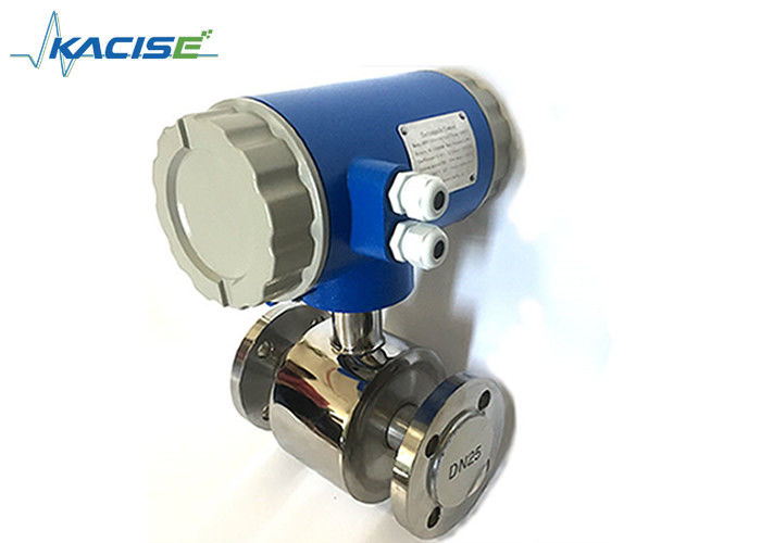 Type intégré de bride compteur de débit électromagnétique pour liquides acides/alcalins