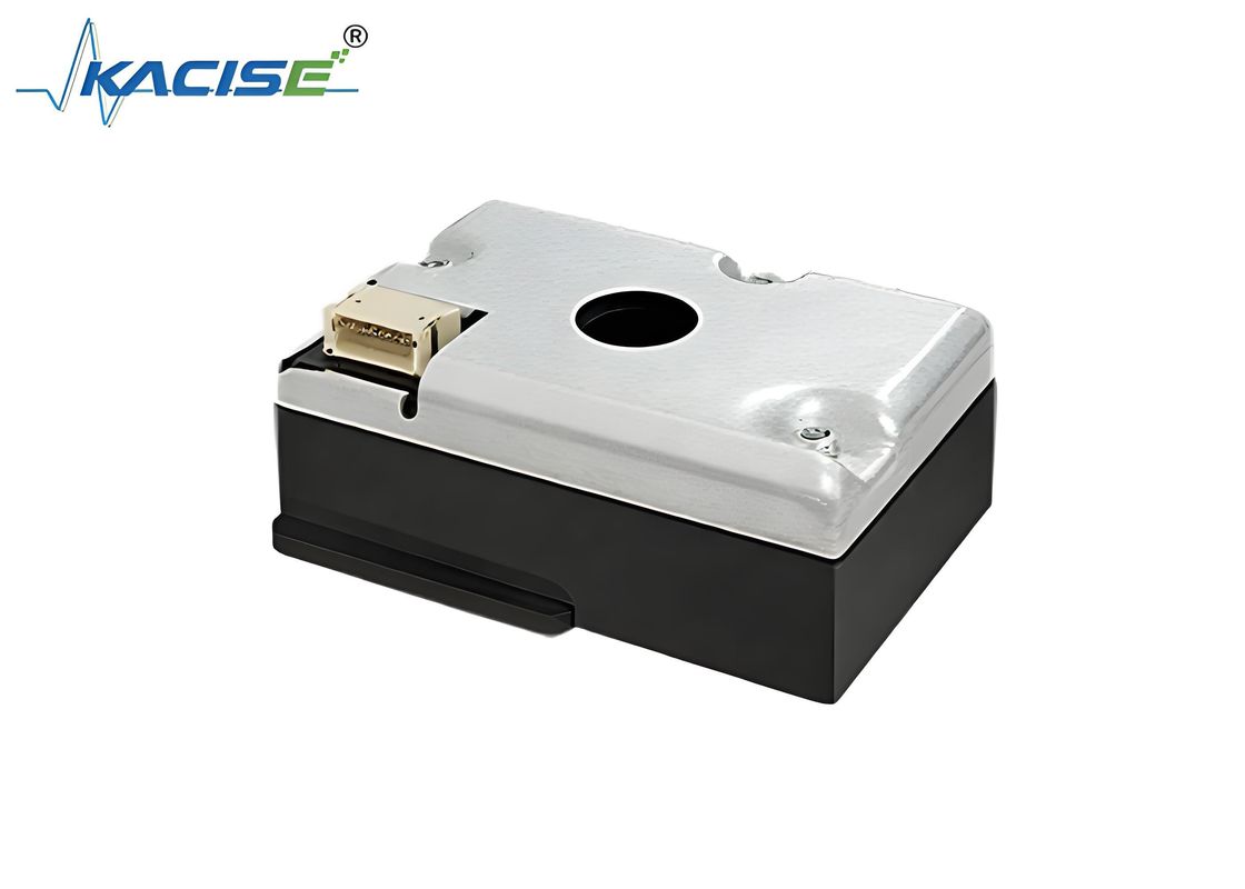 Capteur de poussière infrarouge compact avec une plage de détection de 0 à 1000 μg/m3, une compensation de température intégrée et une réponse rapide ≤ 8 s pour la surveillance des PM2,5