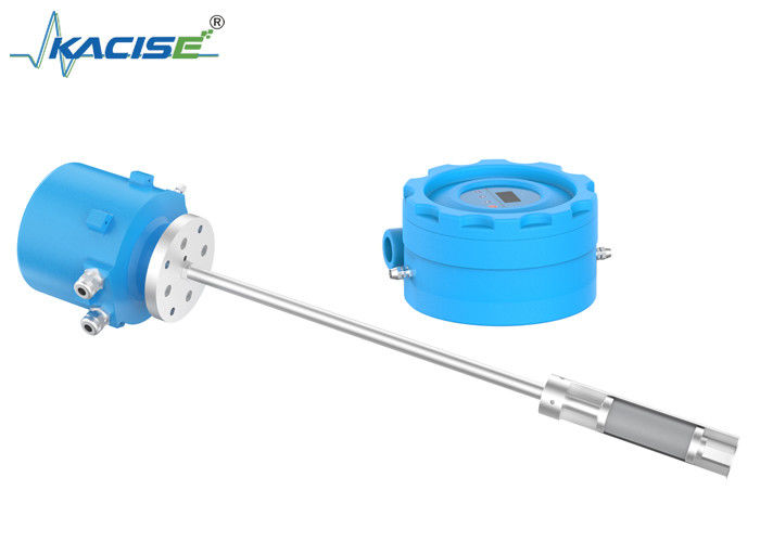 Analyseur de gaz de zircone in situ avec mesure simultanée d'O₂ et de COe, résistance à haute température jusqu'à 1 500 °C et communication RS-485/MODBUS