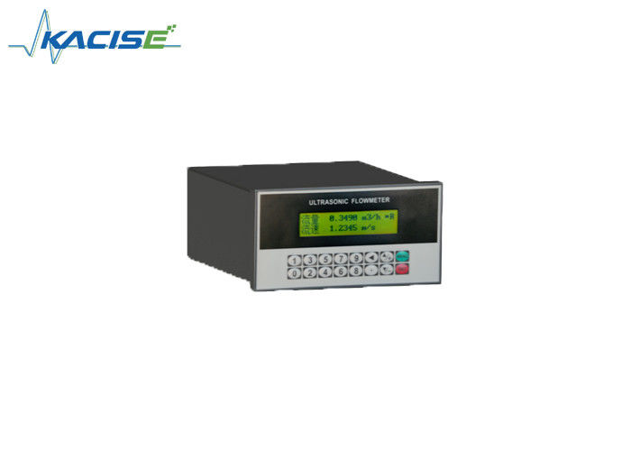 Mètre d'écoulement par ultrasons monté sur panneau avec double alimentation RS485 communication et diamètre de tuyau 15~6000mm