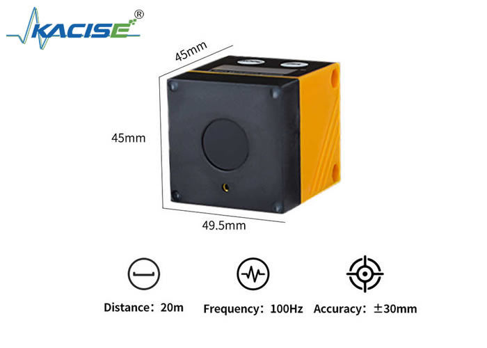 Capteurs de portée laser de la série KLSA Distance de mesure maximale 22 m Niveau de protection de l'enceinte IP65 Pour l'industrie et la fabrication