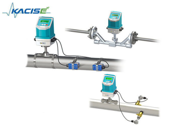 Compact résistant à l'eau fixé sur tuyau type débitmètre à ultrasons pour tuyaux DN15-DN6000