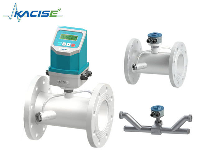 Mètre intégré ultrasonique d'écoulement d'eau, compteur de débit d'acier inoxydable pour le diamètre DN10 - DN1500 de tuyau