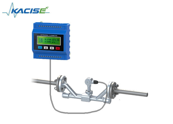 Type ultrasonique intégré de compteur de débit de connexion de fil de bride pour la mesure en ligne