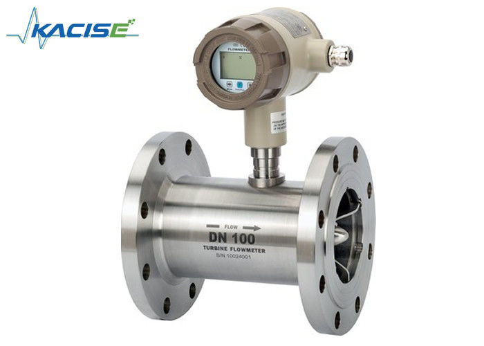 Type liquide de Digital de compteur de débit de turbine d'acier inoxydable de grande précision