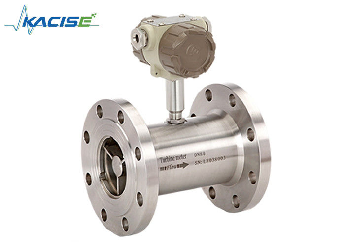 Type liquide de Digital de compteur de débit de turbine d'acier inoxydable de grande précision