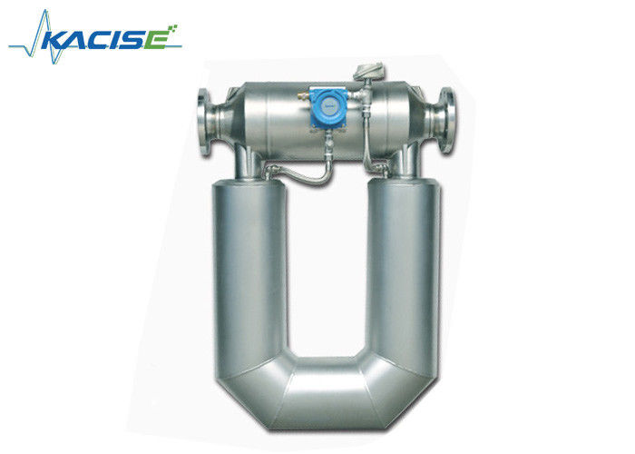 Affichage LCD en acier inoxydable visqueux à lisier Coriolis débit-mètre de masse pour une mesure de haute précision