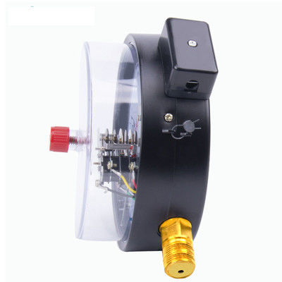 KMC-YXC150 Manomètre électrique de contact à haute résistance aux chocs en acier inoxydable avec un diamètre de cadran de 145 mm et une plage de mesure de 0 à 60 MPa