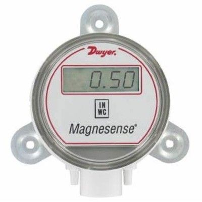 Transmetteur de pression différentielle Magnesense série MS Dwyer avec sortie 4-20 mA et plages sélectionnables sur site