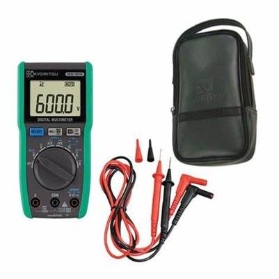 Multimètre numérique Kyoritsu 1021R avec tension en boucle ouverte < 3,0 V et R03 (1,5 V) × 2 source d'alimentation pour mesure automatique de la portée