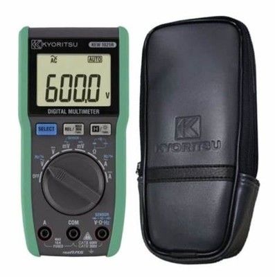 Multimètre numérique Kyoritsu 1021R avec tension en boucle ouverte < 3,0 V et R03 (1,5 V) × 2 source d'alimentation pour mesure automatique de la portée