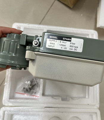 KOSO EPA804-L10 Positionneur de soupape avec 4 à 20 mA DC Entrée 120 Psi Alimentation en air pour séries de déplacement angulaire