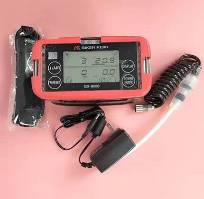 Détecteur multi-gaz Riken Keiki GX-8000 avec écran LCD numérique à conductivité thermique et construction imperméable
