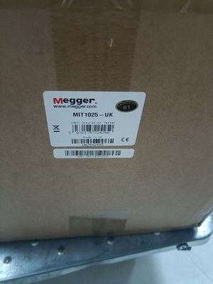 Testeur d'isolation Megger MIT1025-UK avec sortie, résistance de 20 téraoohms, tension de test multi-plateforme de 10 kV