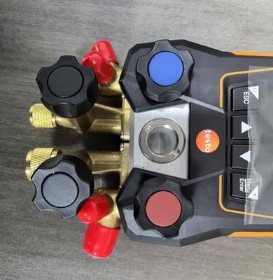 testo 557s Smart Vacuum Kit avec tuyaux - Collecteur numérique intelligent avec sonde de vide et de température sans fil et 4 ensembles de tuyaux
