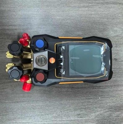 testo 557s Smart Vacuum Kit avec tuyaux - Collecteur numérique intelligent avec sonde de vide et de température sans fil et 4 ensembles de tuyaux