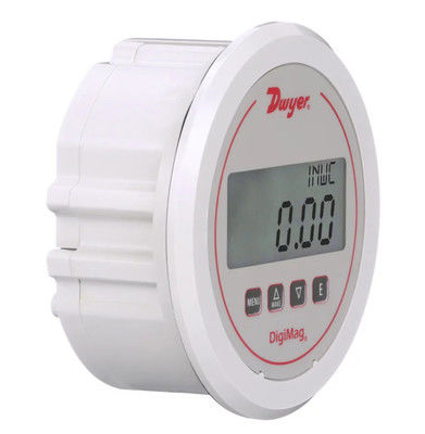 Dwyer DM-1000 DigiMag Digital Differential Pressure Gauge avec une précision de ± 1%, matériau en acier inoxydable et connexion 1/8 NPT