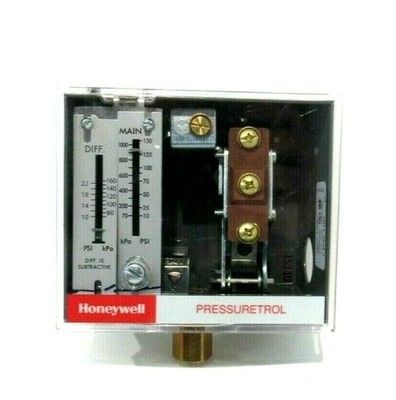 Honeywell Auto Recycle Pressuretrol avec une plage de pression de 10 à 150 psi SPDT Switch à action rapide et diaphragme en acier inoxydable