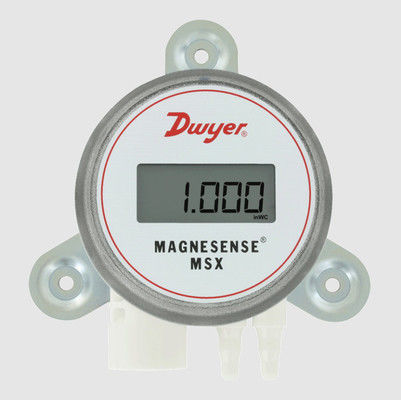 Dwyer MSX-W20-PA Transmetteur de pression différentielle Magnesense avec extraction de racine carrée à détection de pression bidirectionnelle et sortie de courant 4-20 mA
