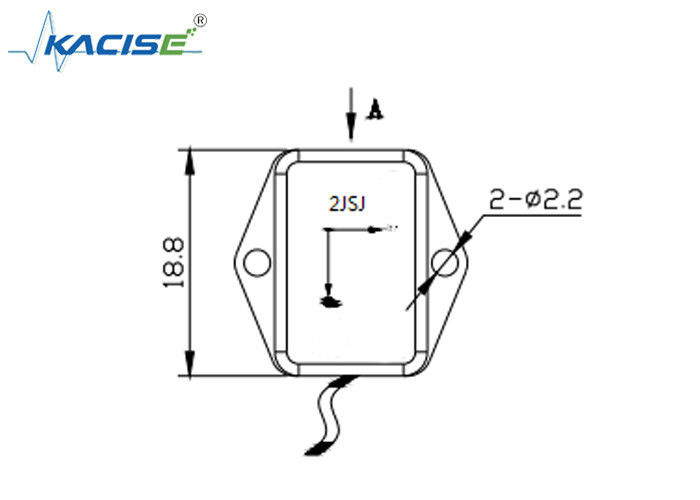 0.5 - 4,5 capteur biaxial d'accélération d'accéléromètre produit par tension de V de forte stabilité