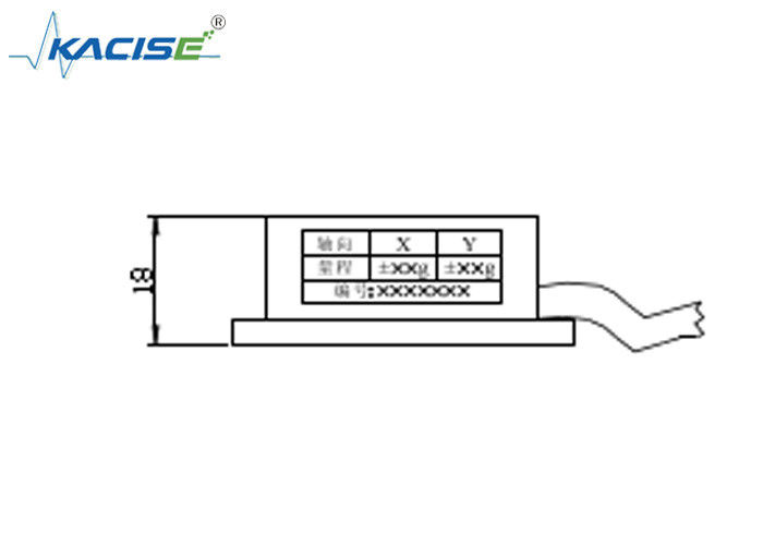 Plage de température Module de capteur d'accéléromètre biaxial Performance vibratoire avec une plage de ±10 g